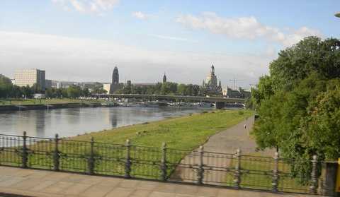 Blick auf Dresden