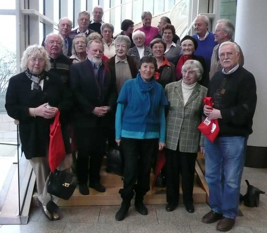 Münsteraner BRH-Senioren im NRW-Landtag.