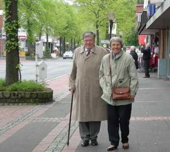 Spaziergang durch den Kurort.