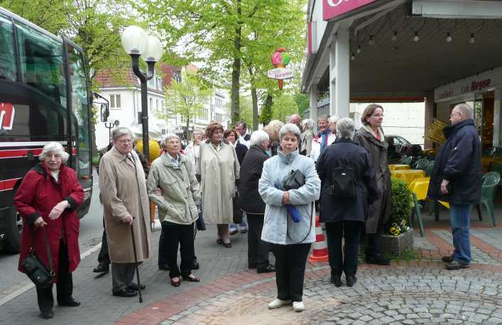 Ankunft in Bad Driburg.